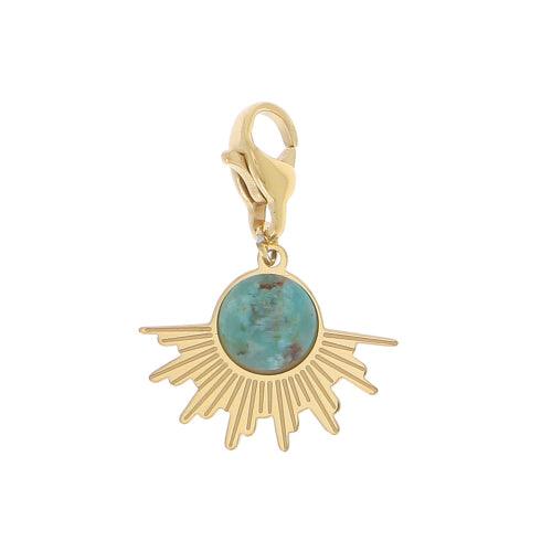 Mascot/pendant, BOHM PARIS|Lockie Charm Tessaya -turqoise africaine