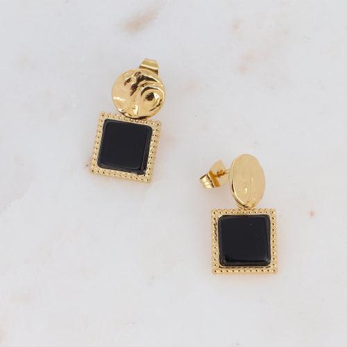 Korvakorut, BOHM PARIS|Boucles Maude -onyx