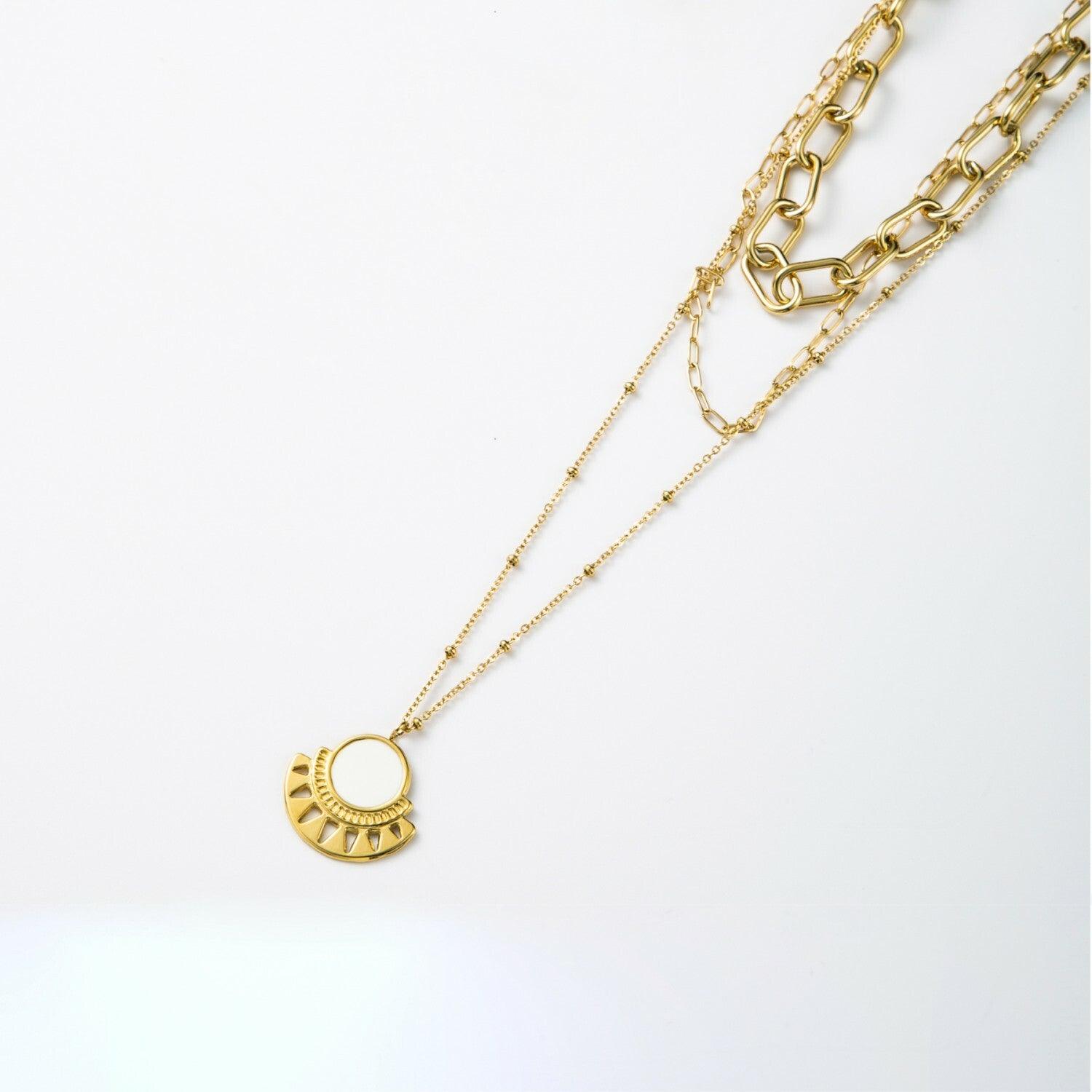 Kirurginteräskaulakoru, FRENCH RIVIERA|Boheme -kerroskaulakoru