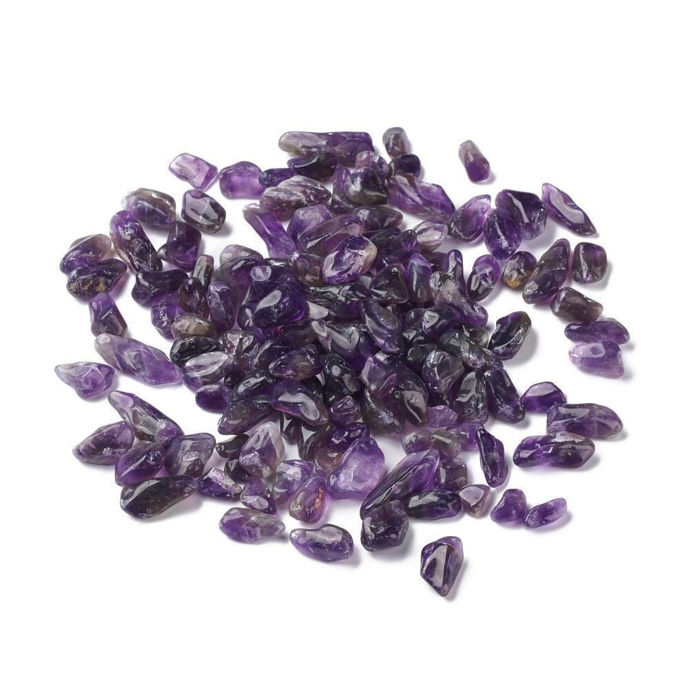 Natural stone set, GODDESS COLLECTION|3pcs tumbled amethysts