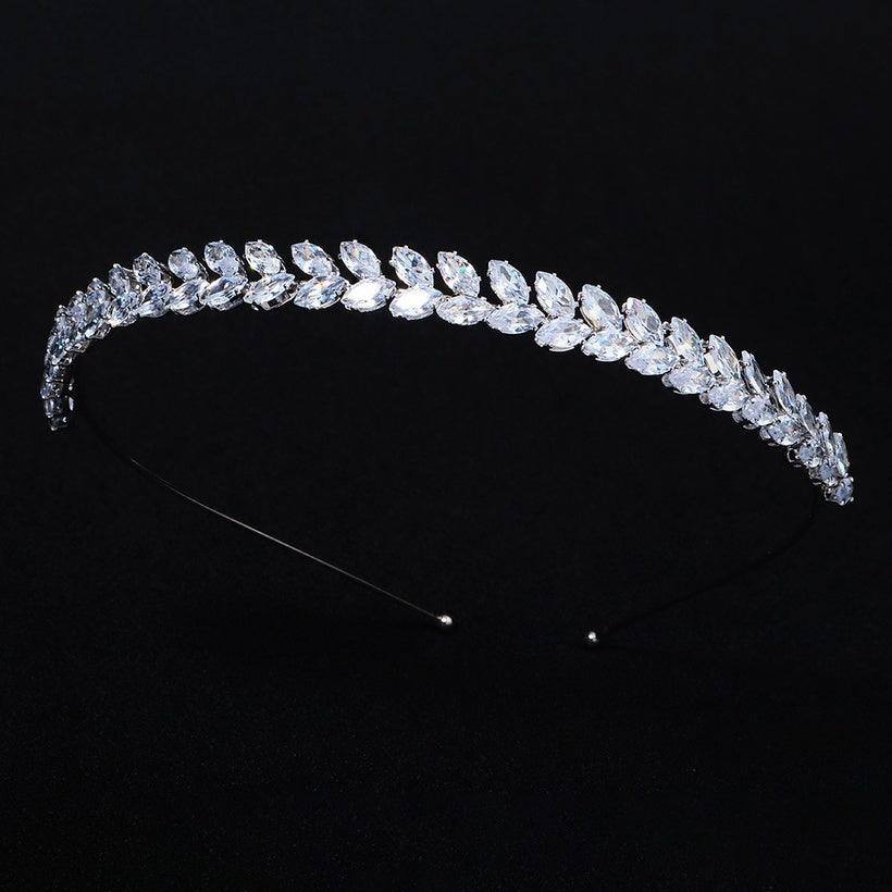 Juhlapanta, ROMANCE|Gianna -lehtiköynnöspanta Cubic Zirconioilla