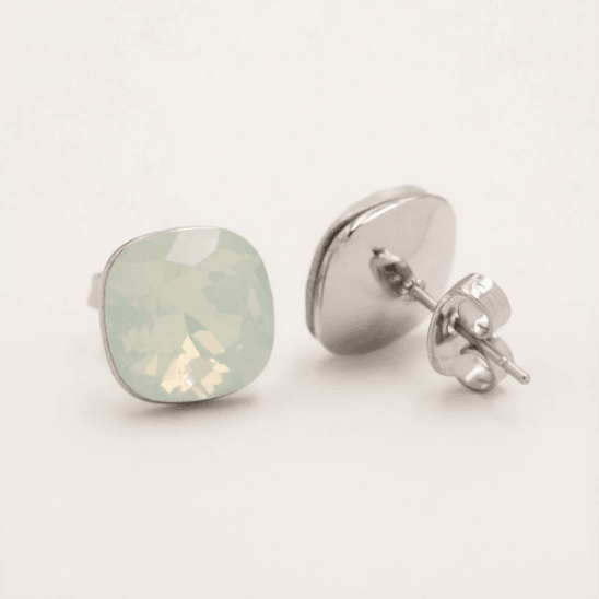 Korvanapit, BOHM PARIS|Boucles Bea -valkoinen opaali/hopea