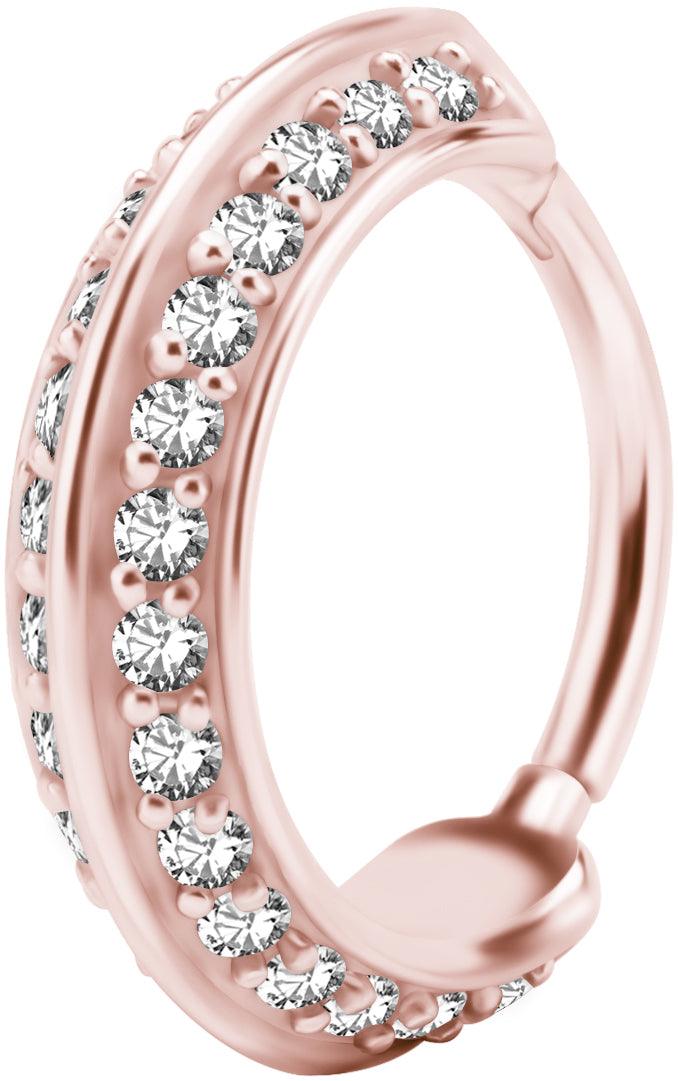 PREMIUM COLLECTION | Upea kirkaskivinen kaksipuolinen clicker(r.kulta)