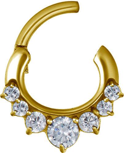 PREMIUM COLLECTION|24K kulta & Zirconia clicker