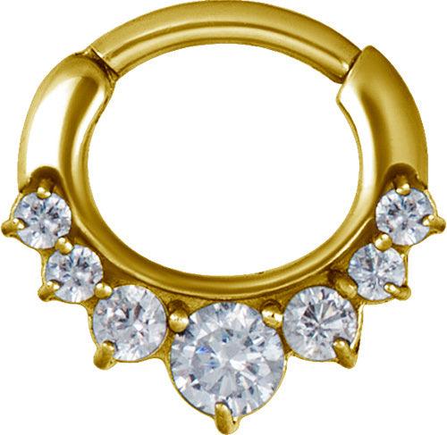 PREMIUM COLLECTION|24K kulta & Zirconia clicker