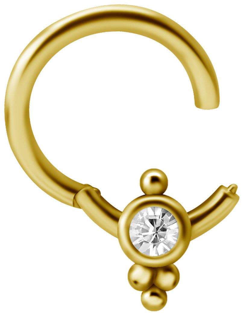 PREMIUM COLLECTION|Siro smiley koriste-clicker iensuojalla (kulta)