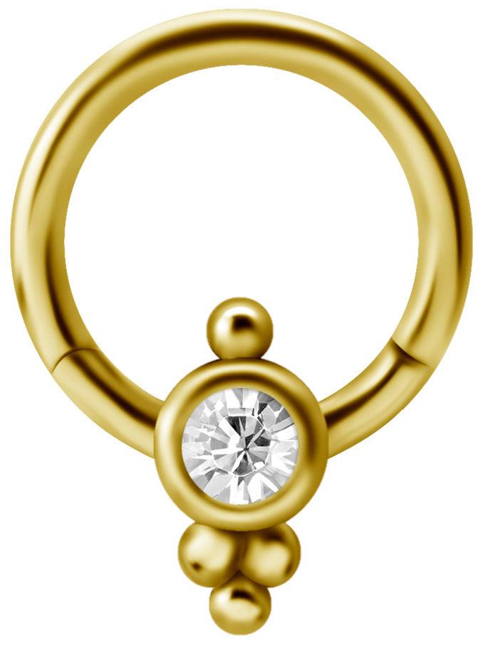 PREMIUM COLLECTION|Siro smiley koriste-clicker iensuojalla (kulta)