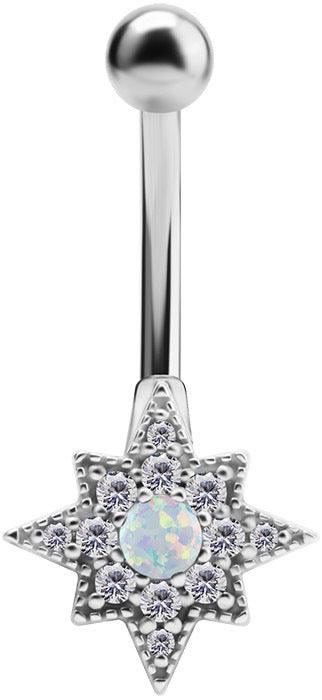 PREMIUM COLLECTION, Avery -boheemi tähtinapakoru (hopea)