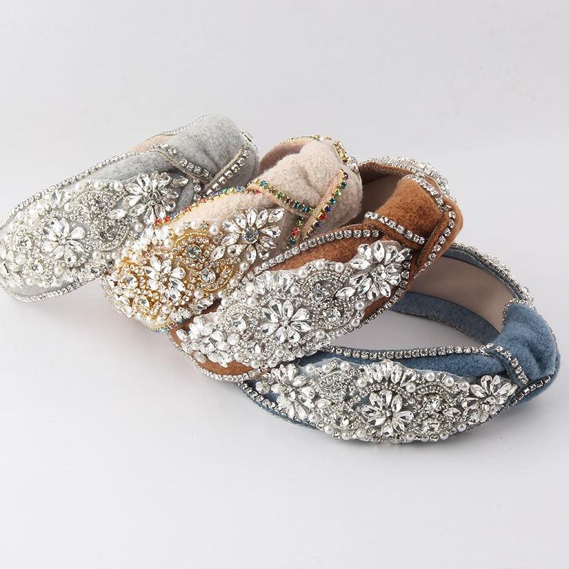 Headband|SUGAR SUGAR, Winter Dream teddy fabric glitter headband