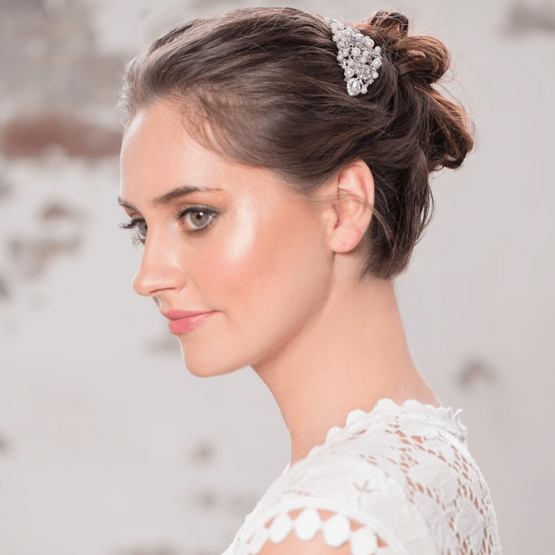 Hiuskoru, ATHENA BRIDAL|Adelaide -ruusukultainen romanttinen hiuskampa