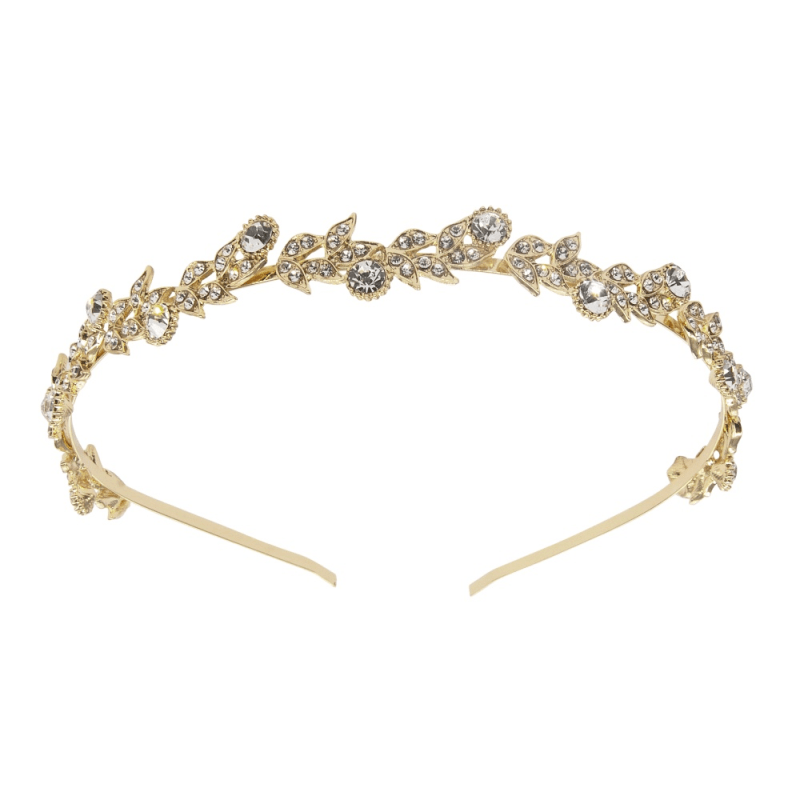 Hiuskoru, ATHENA BRIDAL|Annabelle Headband -kullanvärinen juhlapanta
