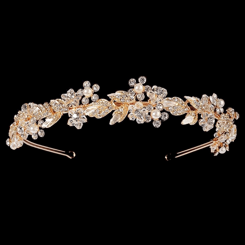 Hiuskoru, ATHENA BRIDAL|Philippa Headband -kullanvärinen juhlapanta