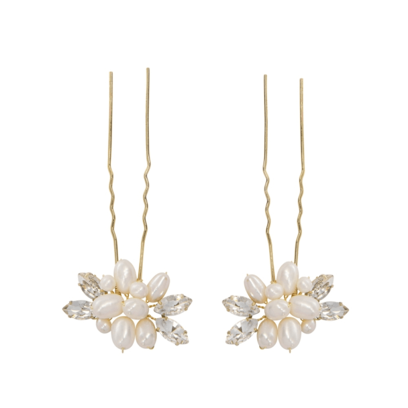 Hiuskoru, ATHENA BRIDAL|Divine Gold Pin -helmihiuskoriste