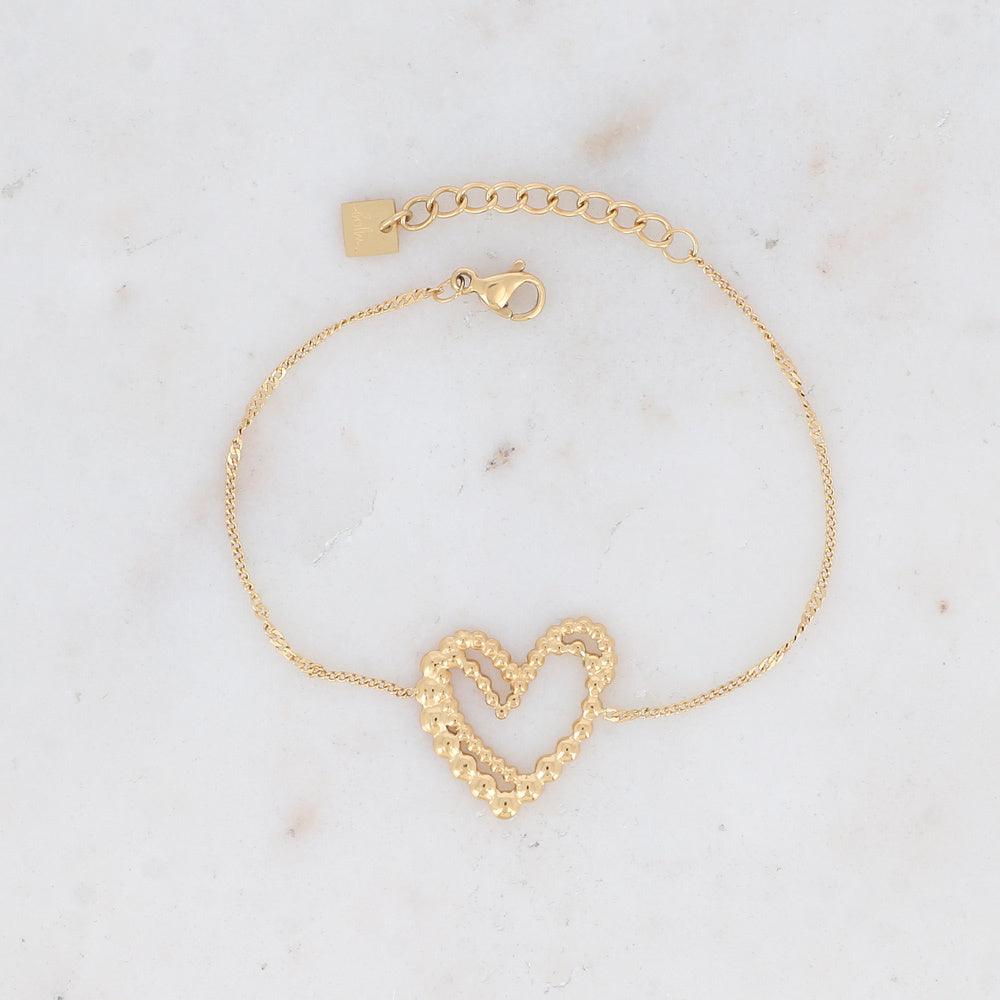 Rannekoru, BOHM PARIS|Bracelet Taline -moderni sydänrannekoru