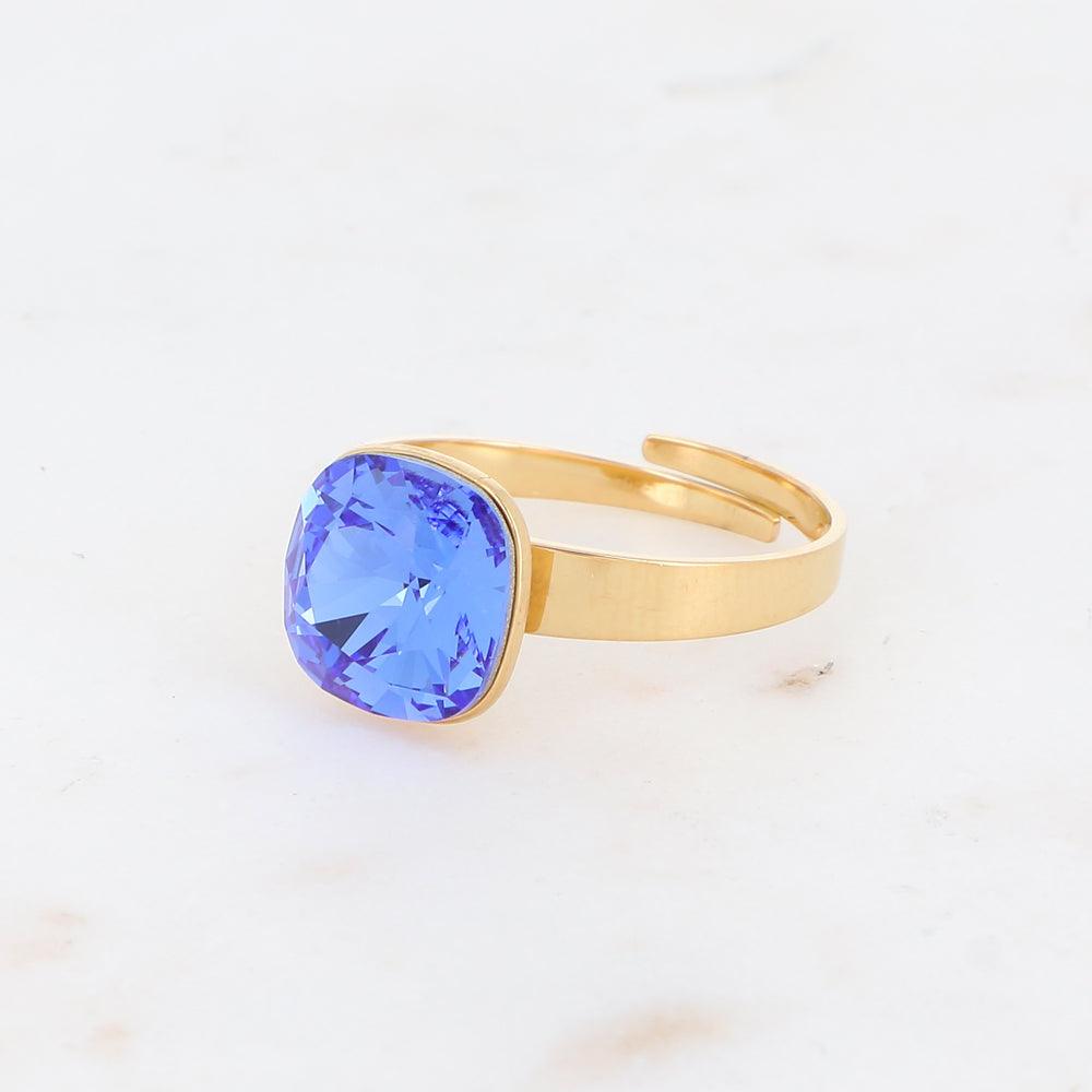 Sormus, BOHM PARIS|Bague Bea -sininen/kulta