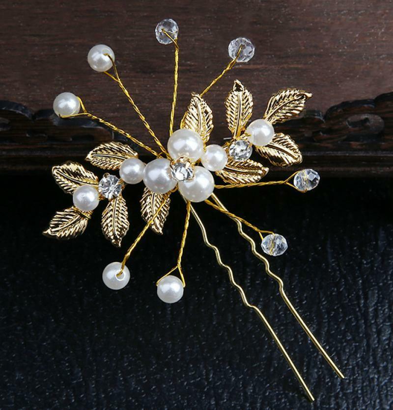 Hiuskoriste|ROMANCE, Alda -kullanvärinen hiuskoru helmin