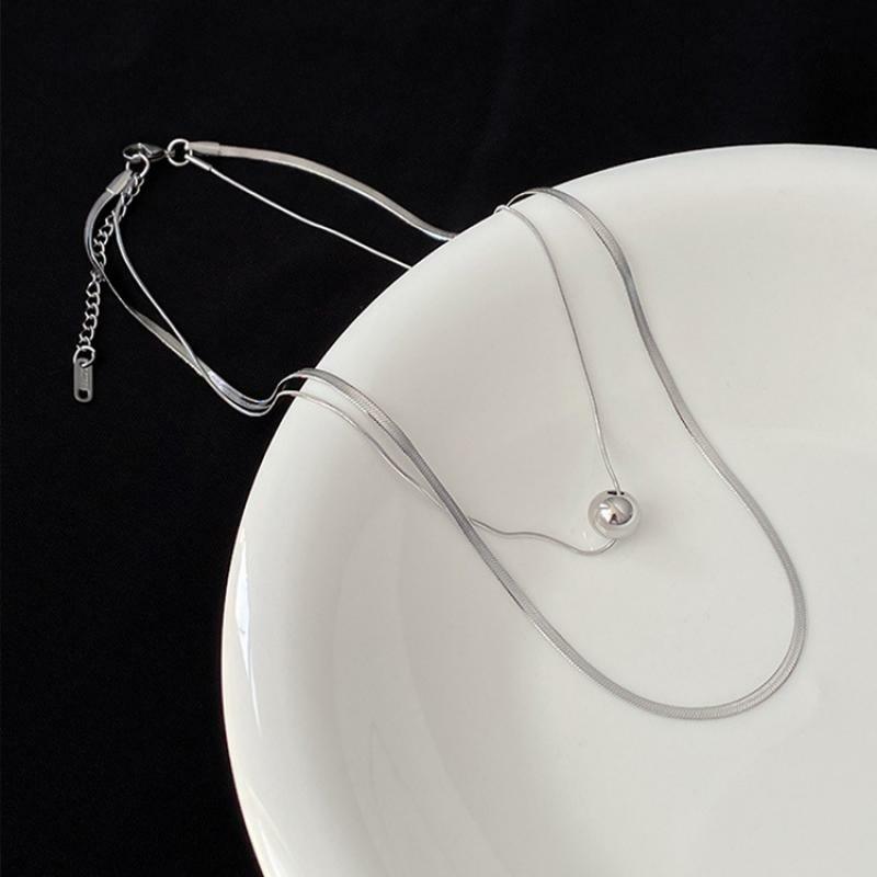 FRENCH RIVIERA|Coco Necklace -kerroskaulakoru kirurginterästä