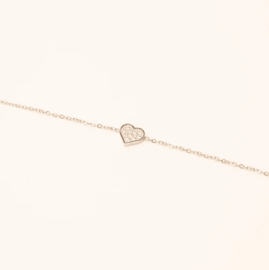 Rannekoru, BOHM PARIS|Bracelet Carla -siro sydänrannekoru (hopea)