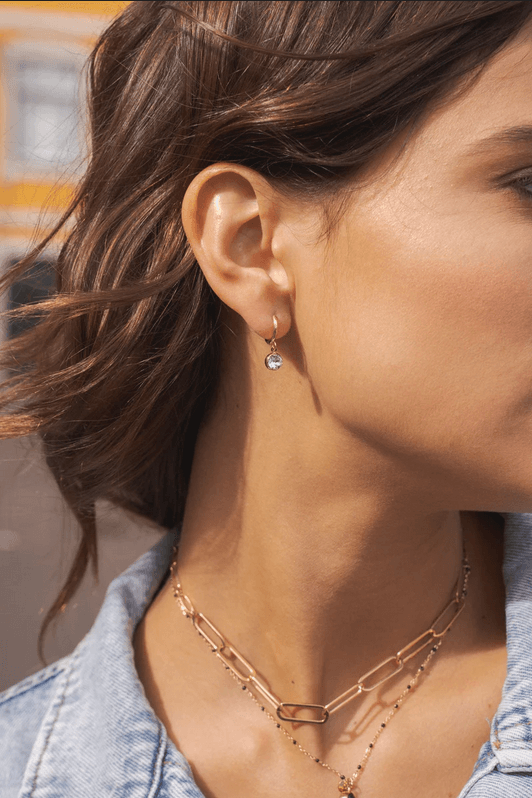 BOHM PARIS | Boucles Aden -kirurginteräsrenkaat (rubiininpunainen)