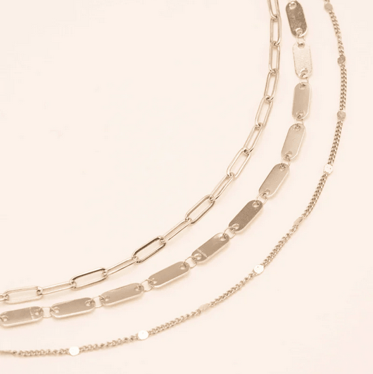 Kaulakoru, BOHM PARIS|Collier Wiktoria -kerroskaulakoru (hopea)