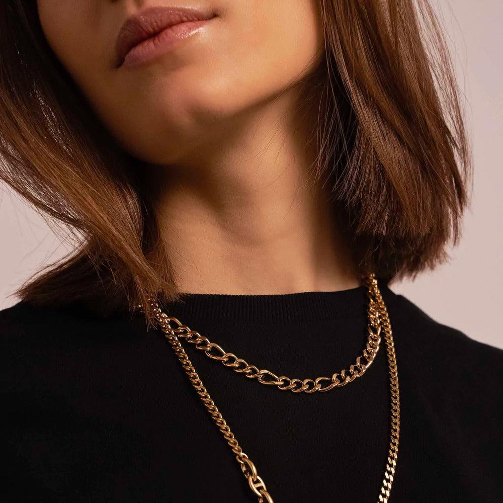 BOHM PARIS Stockholm|Collier Sam -kirurginteräsketju (kulta)