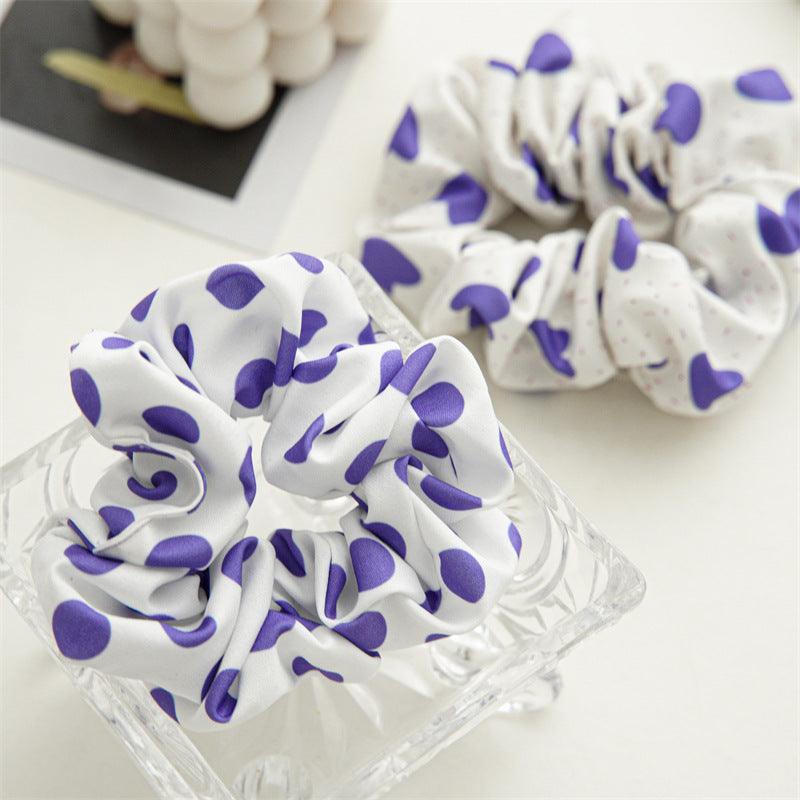 Scrunchie|SUGAR SUGAR, Santorini blue striped hair donut