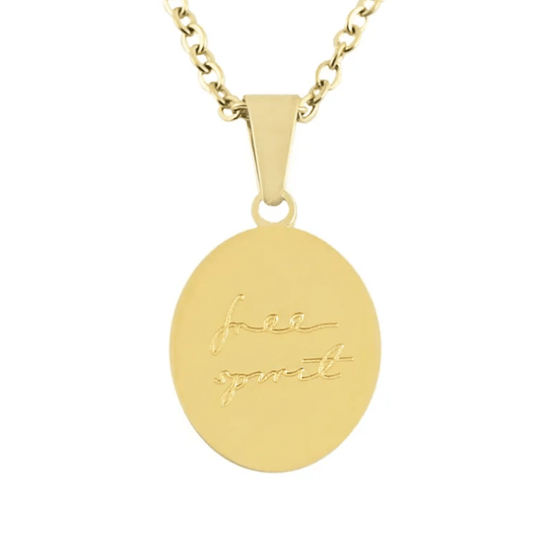 FRENCH RIVIERA, Free Spirit -kirurginteräskaulakoru riipuksella