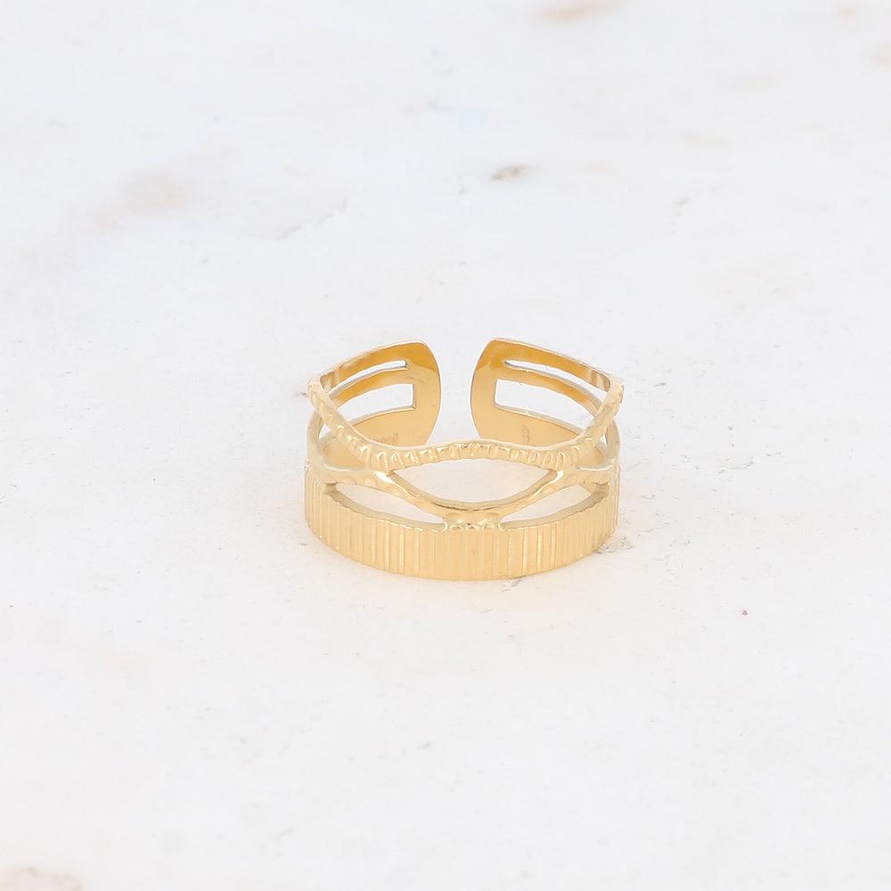 BOHM PARIS|Bague Tyana -kirurginterässormus (kulta)