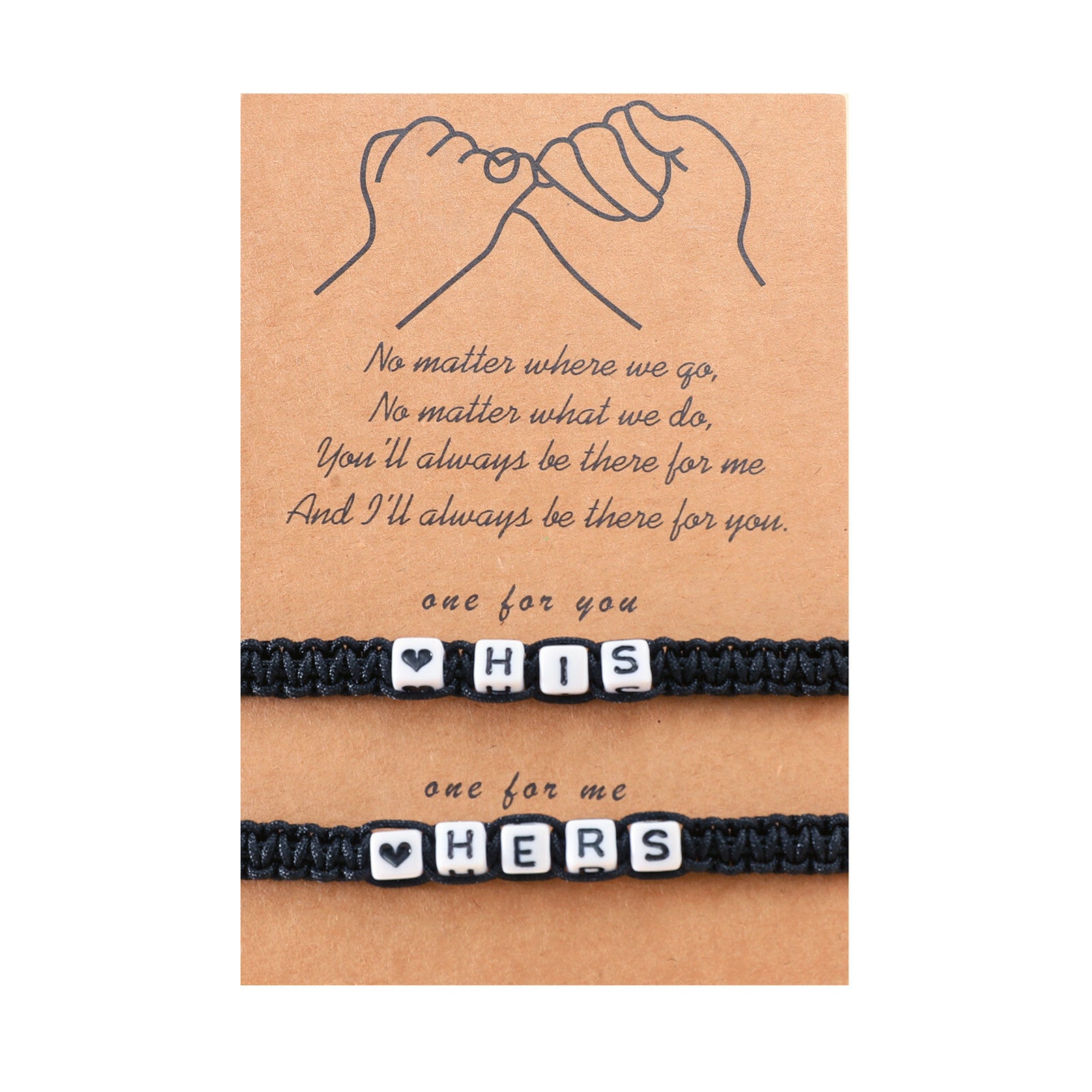Bracelet, His & Hers love bracelet