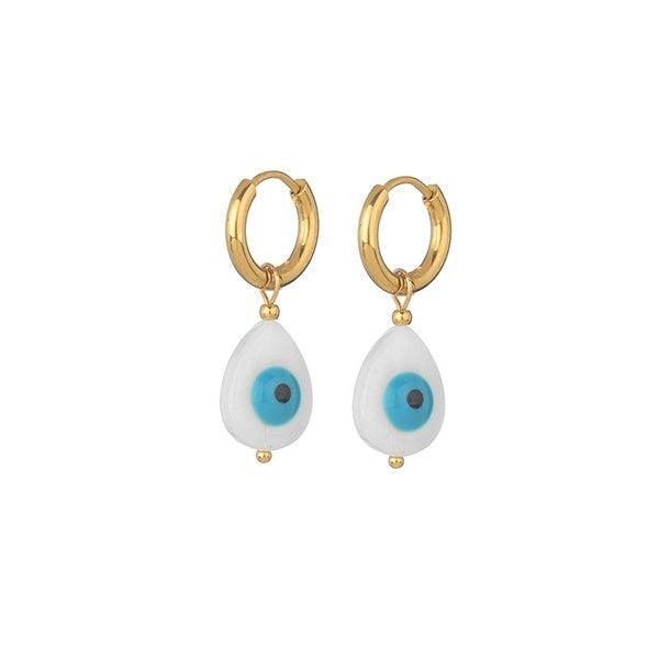 Surgical steel rings, FRENCH RIVIERA|Evil Eye -protective eye