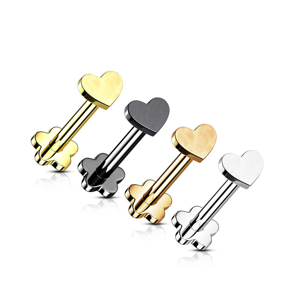 Titaani rustokoru/traguskoru, Push In Heart 2 in 1 -labret