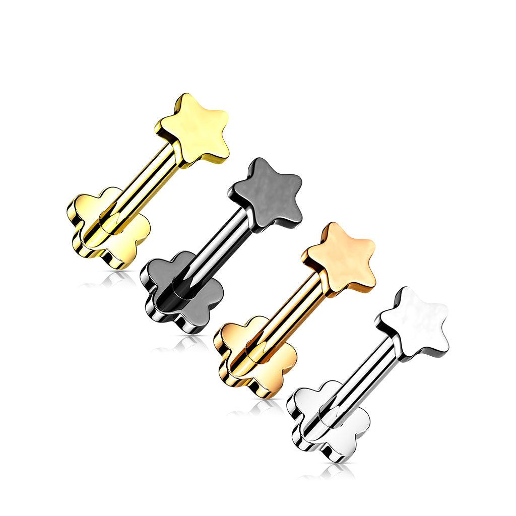 Titaani rustokoru/traguskoru, Push In Star 2 in 1 -labret