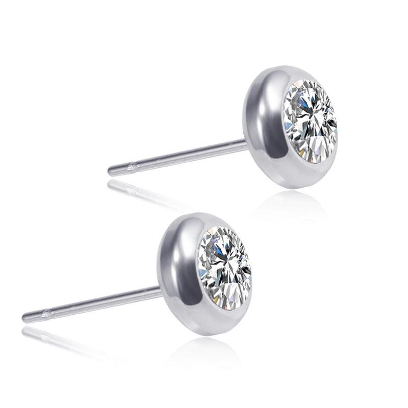 Kirurginteräsnapit|Theo Earrings -kirkkaat nappikorvakorut