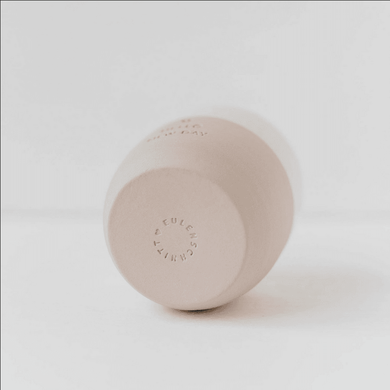 Muki, Hello New Day Mug -käsintehty korvaton tekstimuki