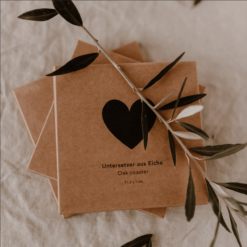 Wine Lover Coaster -puinen lasinalunen