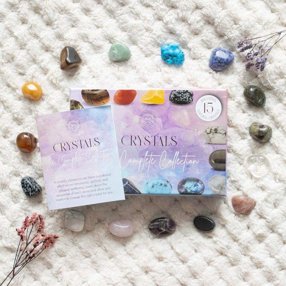 The Complete Crystal Collection Gift Set -lahjapakkaus luonnonkivillä