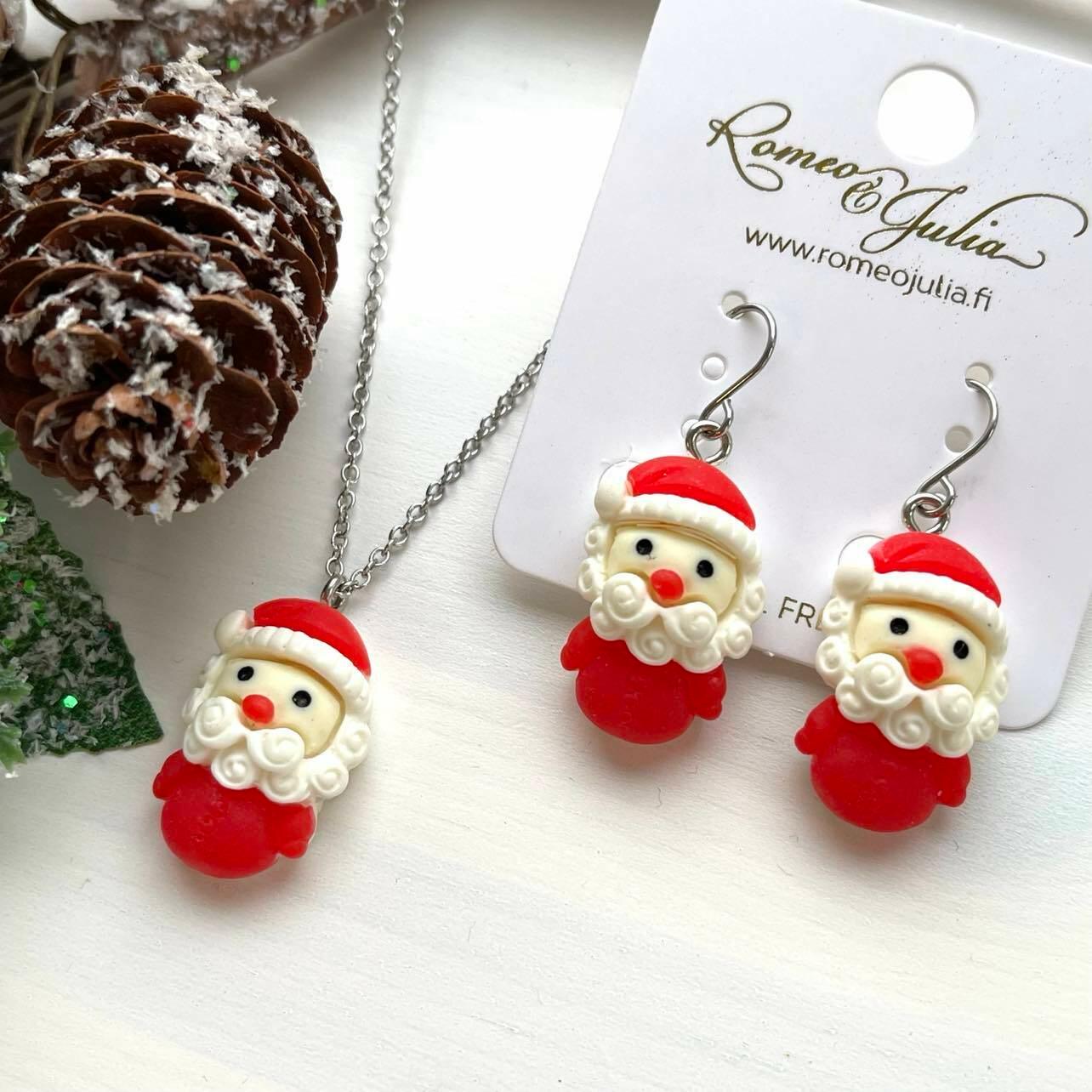 Joulukaulakoru, Little Santa -suloinen joulupukki kaulakoru