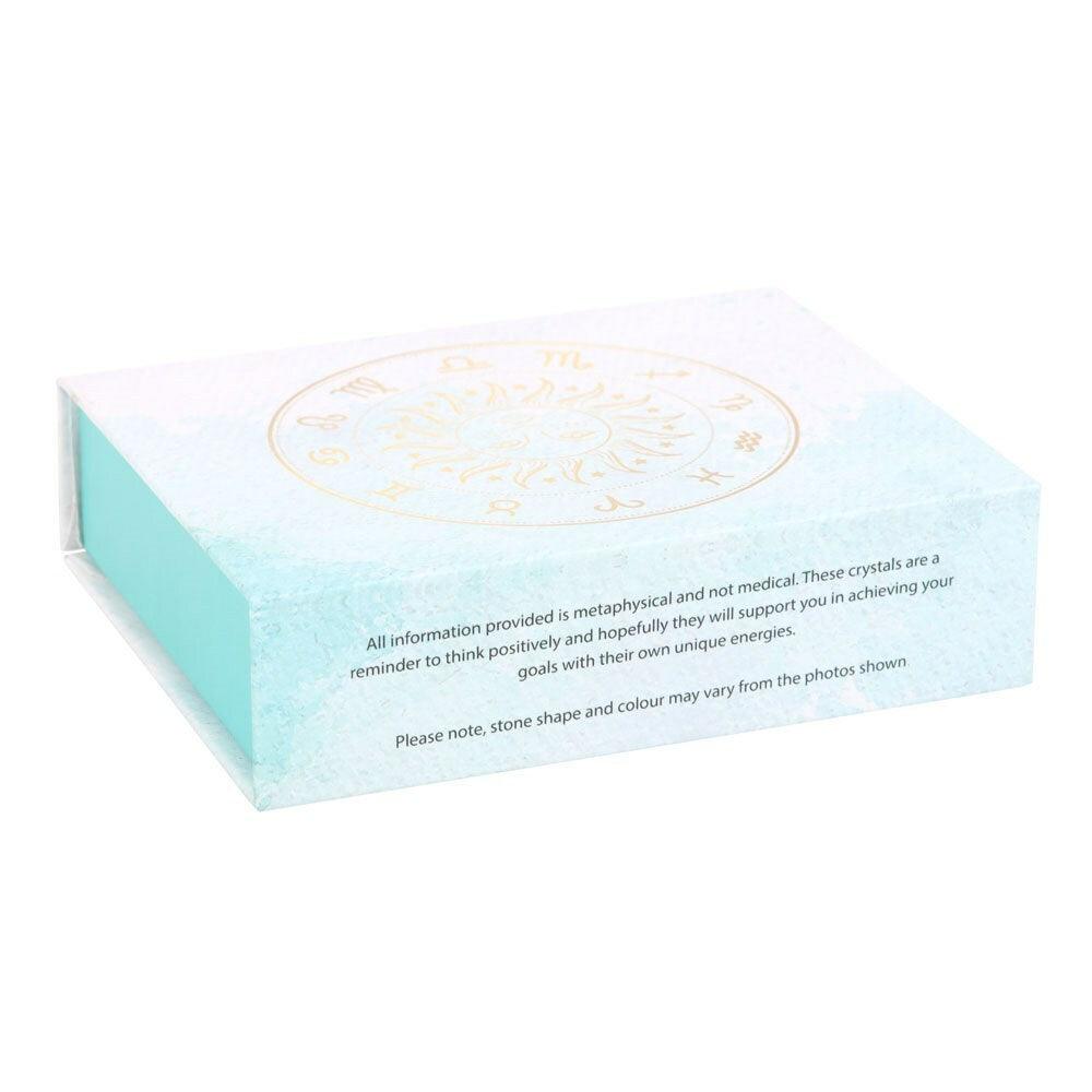 Sagittarius Crystal Tumblestone Set -jousimiehen kivi lahjapakkaus