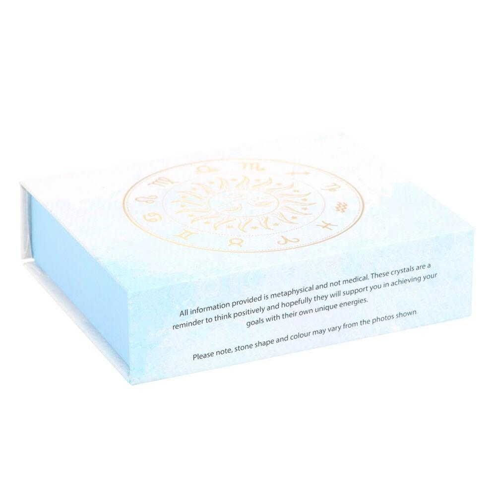 Pisces Crystal Tumblestone Set -kalojen luonnonkivi lahjapakkaus