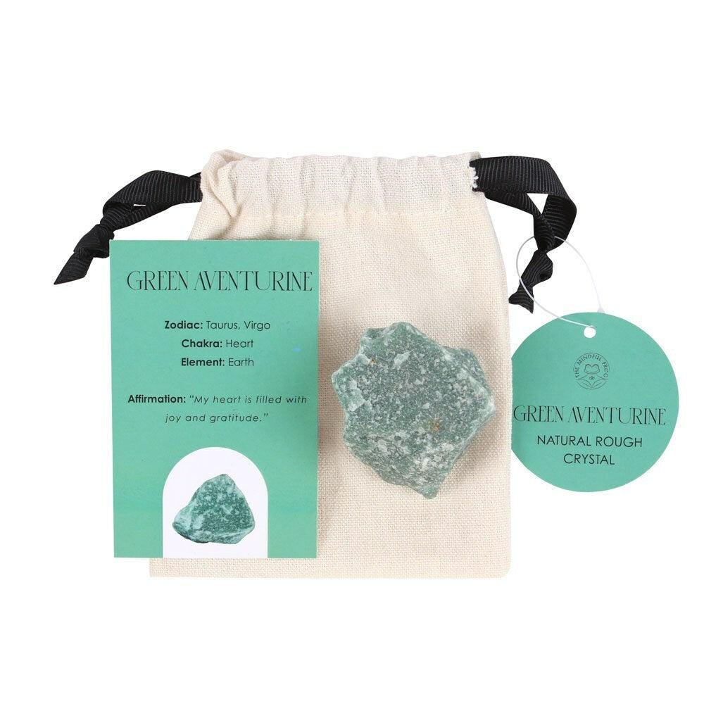 Green Aventurine Healing Rough Crystal -aventuriini raakakivi
