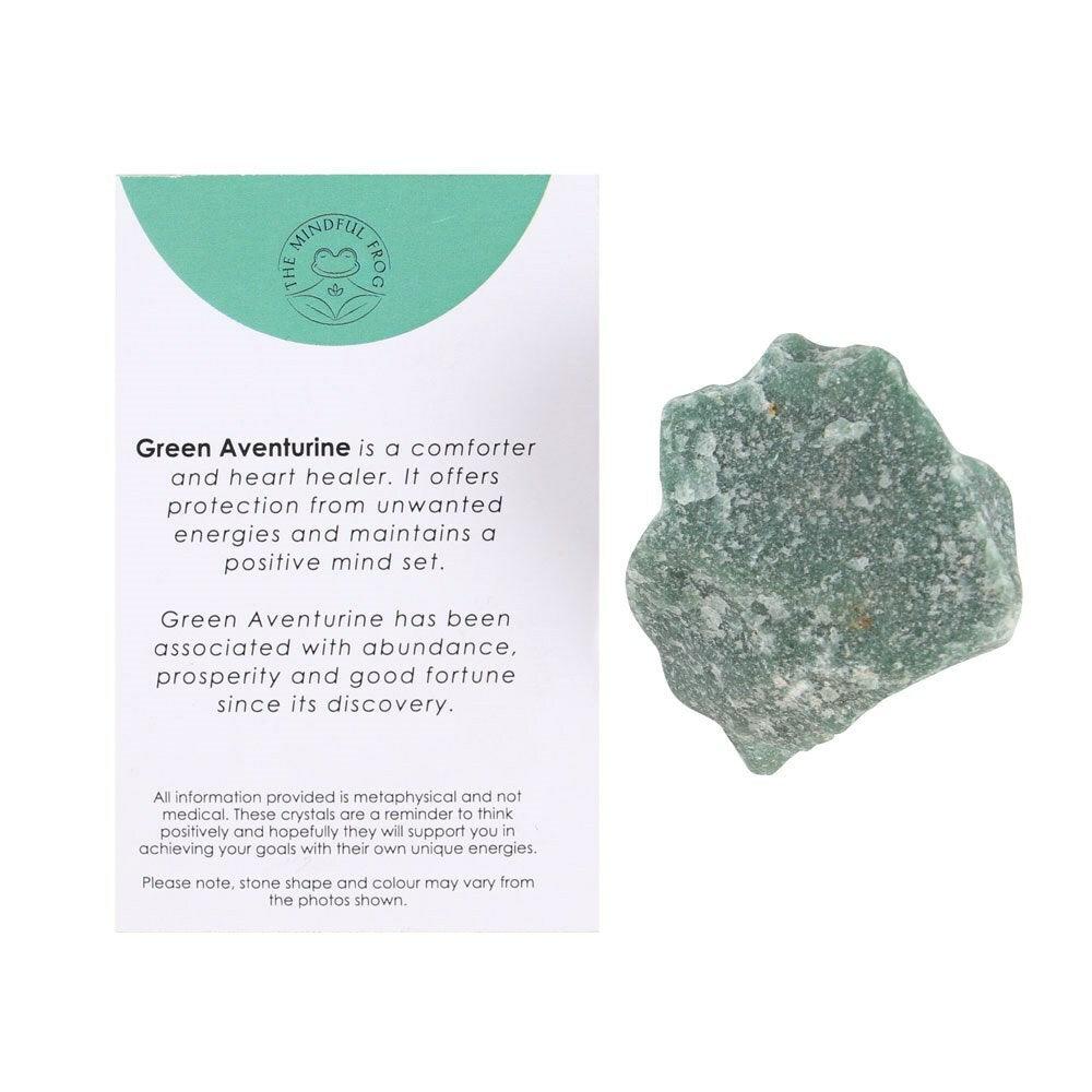 Green Aventurine Healing Rough Crystal -aventuriini raakakivi
