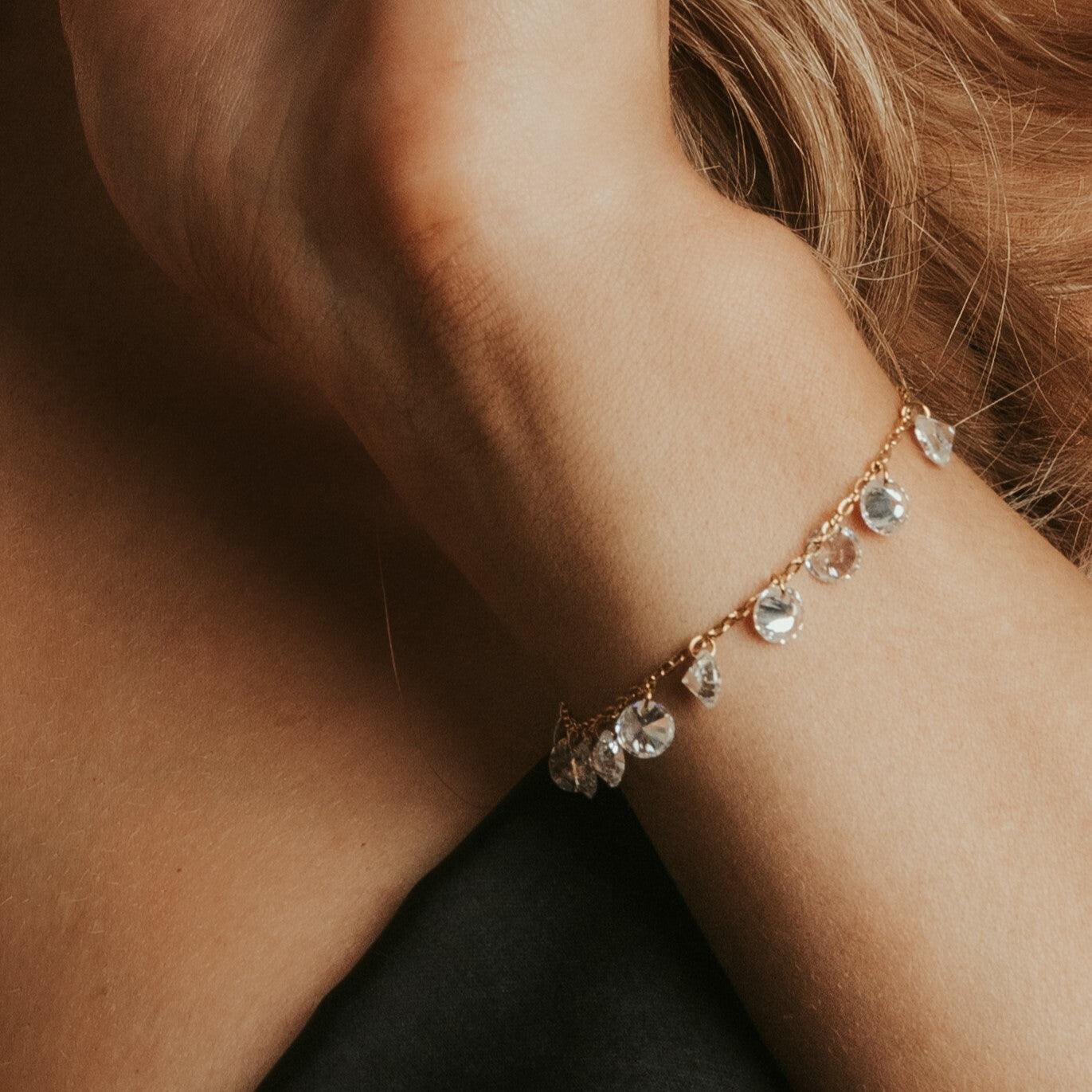 HABAHA Paris|Katy crystal bracelet made of surgical steel