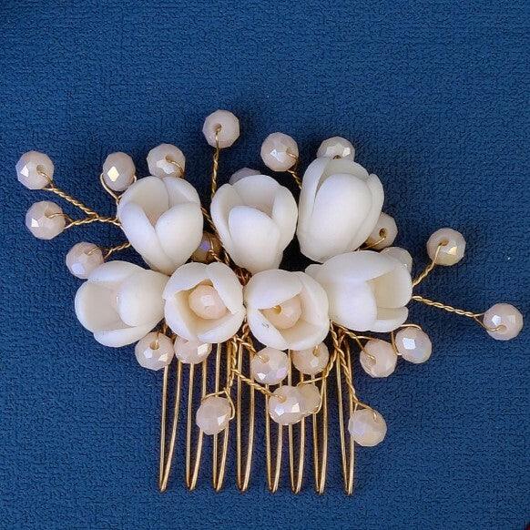 Hiuskoriste|ROMANCE, Sara -muotoiltava kullanvärinen hiuskoru kukin