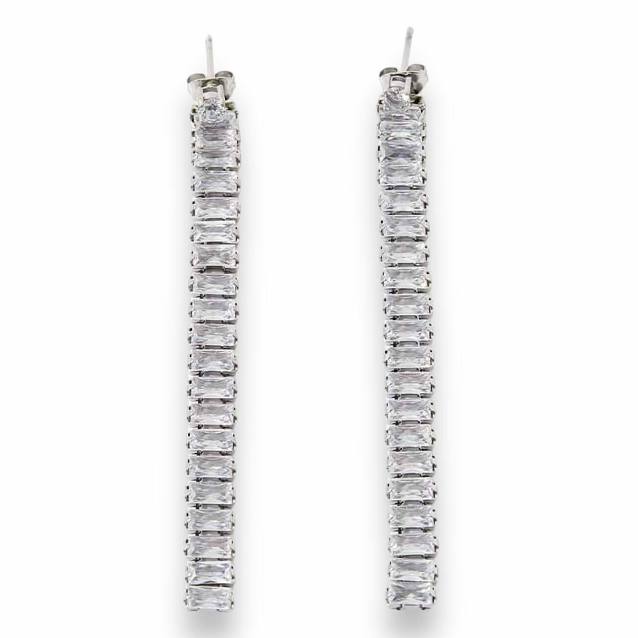 FRENCH RIVIERA|Carly Earrings -kirkkaat kirurginteräskorvakorut
