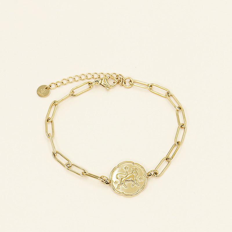 LILAS DE SEINE|Astro horoscope bracelet made of surgical steel