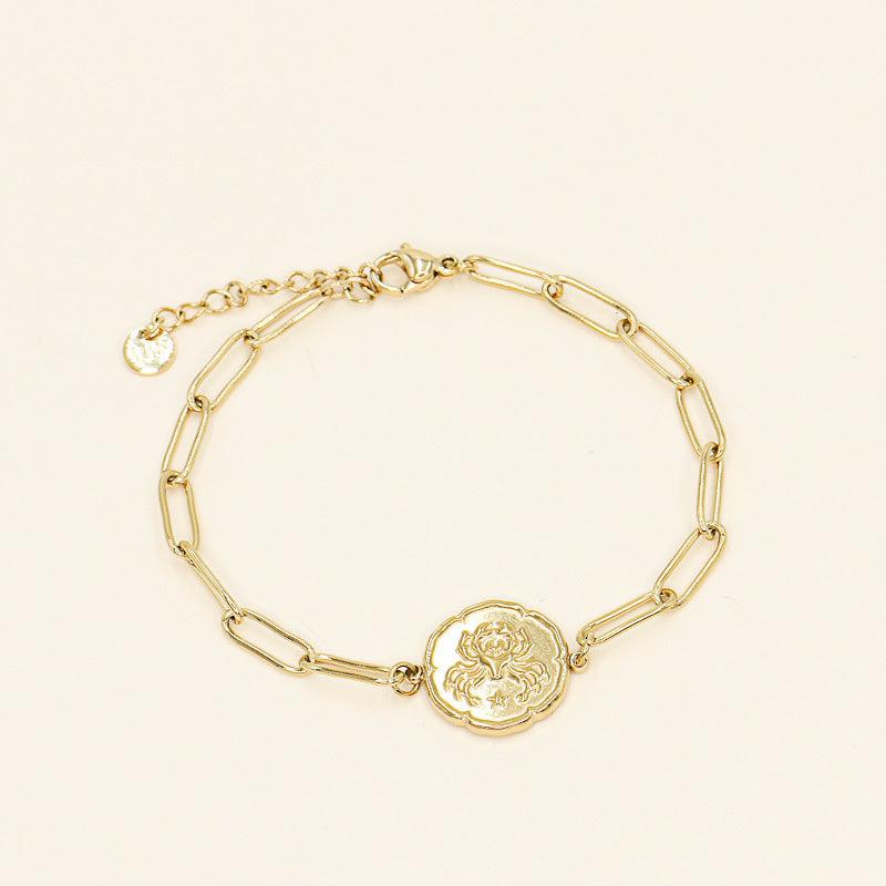 LILAS DE SEINE|Astro horoscope bracelet made of surgical steel
