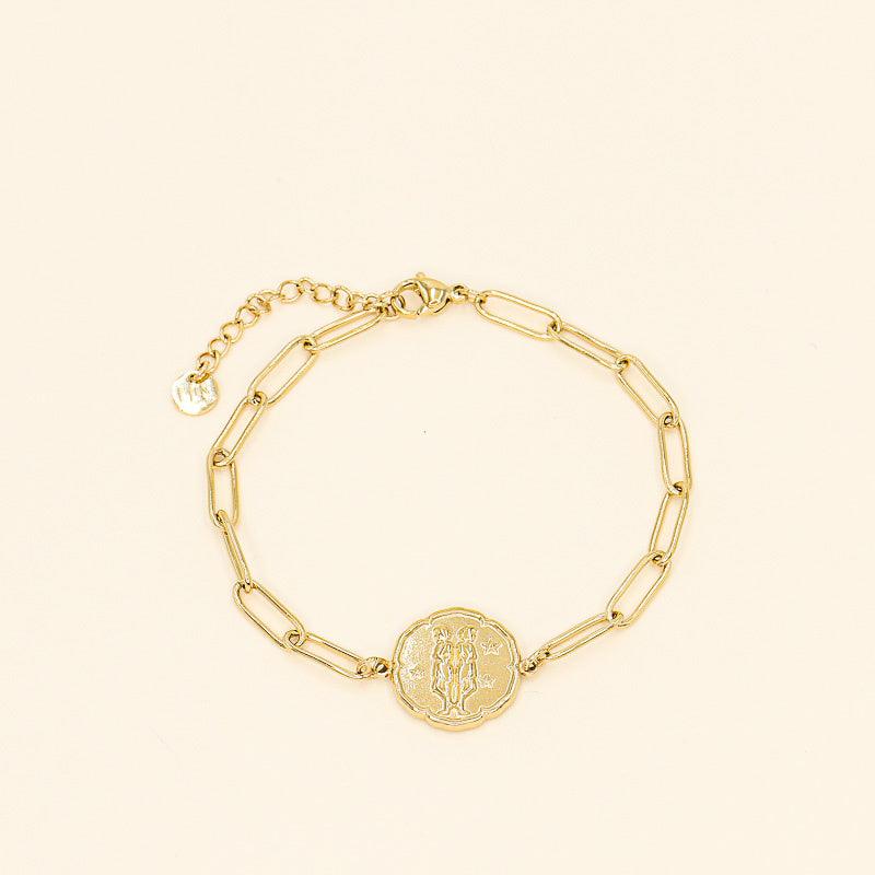 LILAS DE SEINE|Astro horoscope bracelet made of surgical steel