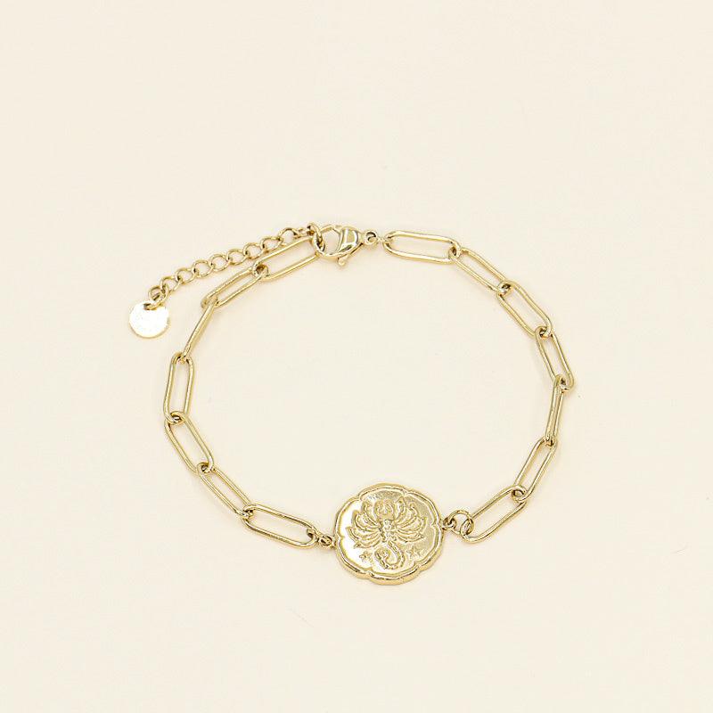 LILAS DE SEINE|Astro horoscope bracelet made of surgical steel