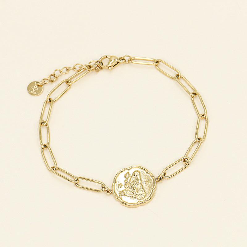 LILAS DE SEINE|Astro horoscope bracelet made of surgical steel