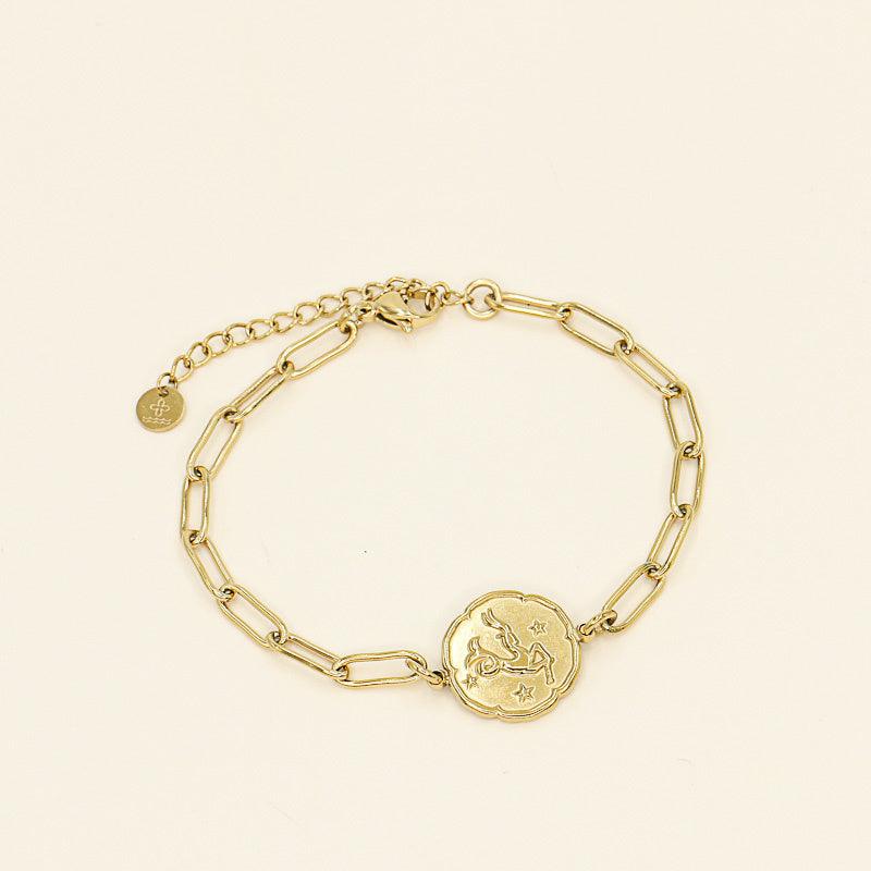 LILAS DE SEINE|Astro horoscope bracelet made of surgical steel